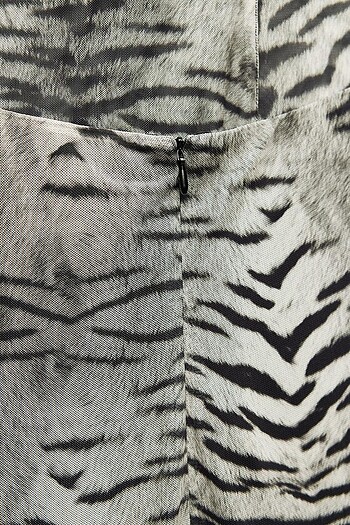 Zara desenli tül elbise - Görsel 6