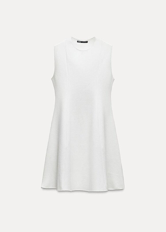 Zara Beyaz Renkli Elbise - Görsel 4