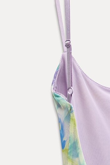 Zara Desenli Elbise - Görsel 5