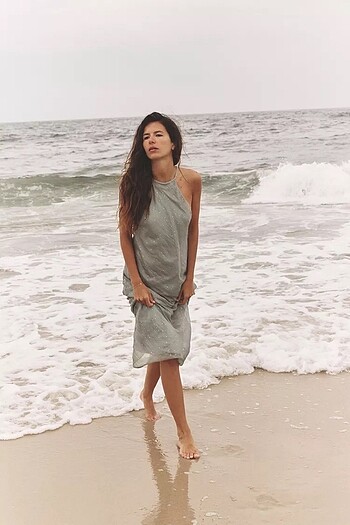 Zara parlak elbise