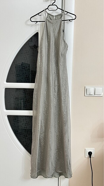 Zara Gri Renkli Elbise - Görsel 3