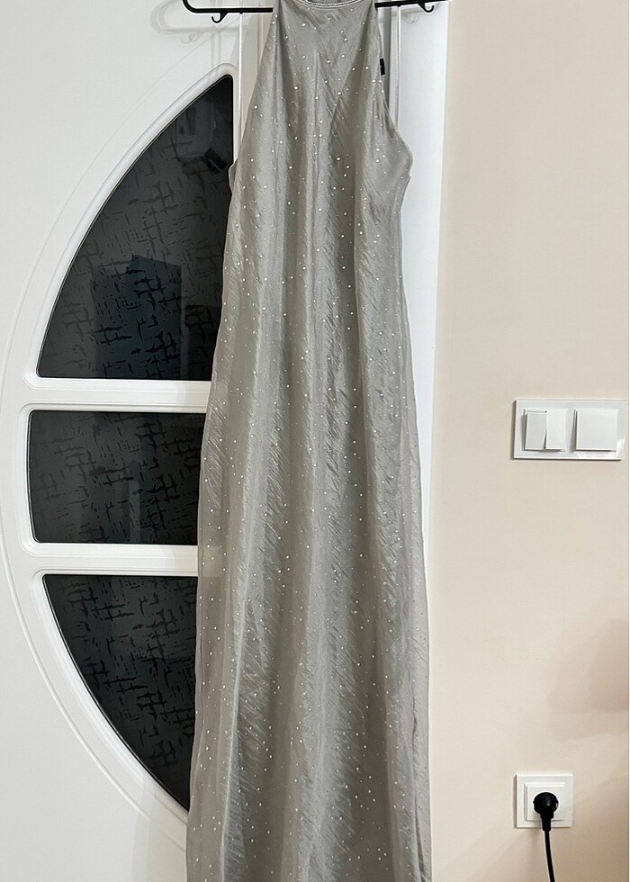 Zara Gri Renkli Elbise - Görsel 3