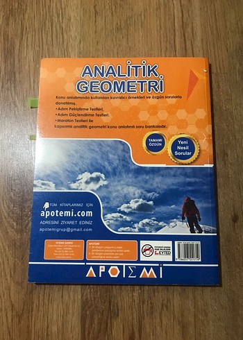  Analitik Geometri APOTEMİ