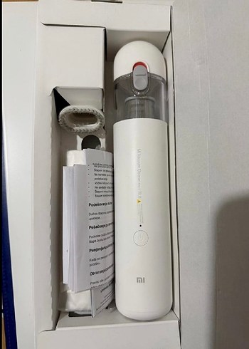 XiaoMi Beyaz Elektrikli Mini Süpürge - Görsel 3