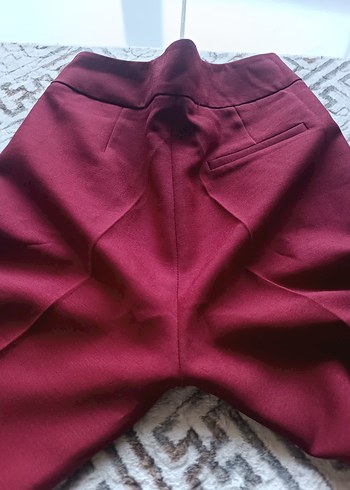 40 Beden Bordo Kadın Kumaş Pantolon - koton marka