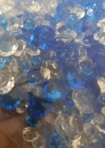 Mavi ve Şeffaf Tırnak Süslemeleri - Görsel 2