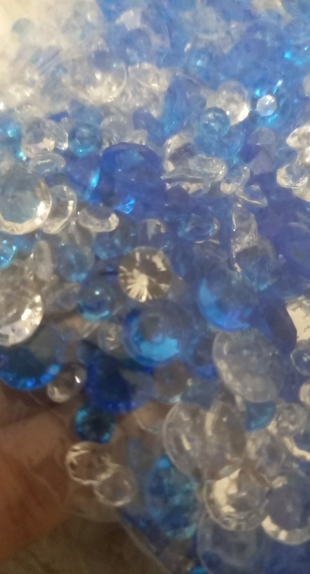 Mavi ve Şeffaf Tırnak Süslemeleri - Görsel 2