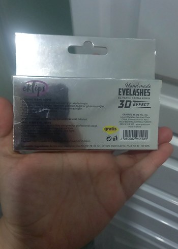 El Yapımı 3D Etkili Takma Kirpik - Görsel 2