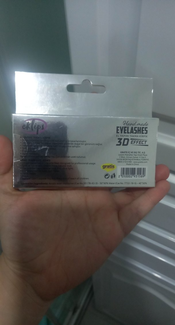 El Yapımı 3D Etkili Takma Kirpik - Görsel 2