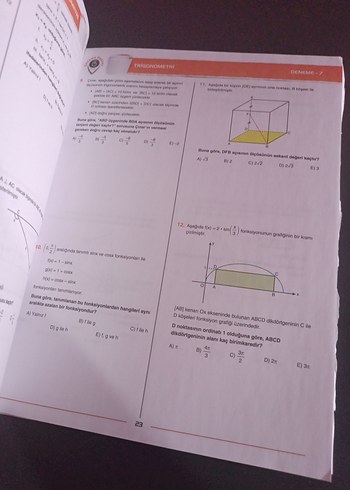 Beden Deneme Deposu Trigonometri Konu Denemeleri Kitabı