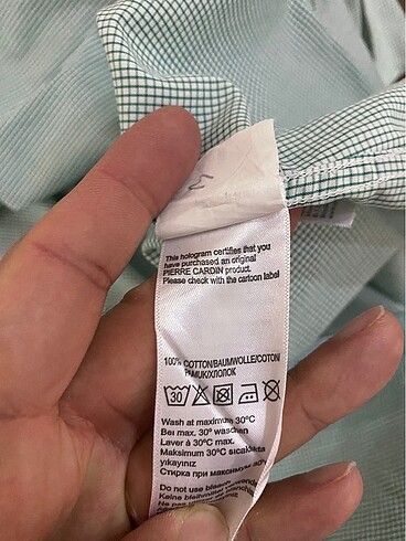 m Beden yeşil Renk Pierre cardin gömlek