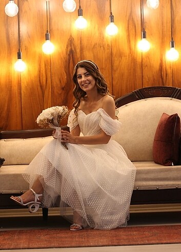 Trendyol & Milla Beyaz elbise