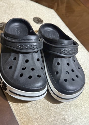 Crocs Siyah Crocs Baskılı Terlik