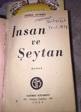 Diğer Samiha Ayverdi İnsan ve Şeytan