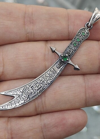 925 AYAR GÜMÜŞ ZÜLFİKAR KILICI KOLYE UCU 