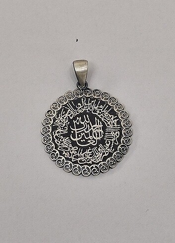  Beden 925 AYAR GÜMÜŞ FATİHA SURESİ KOLYE UCU