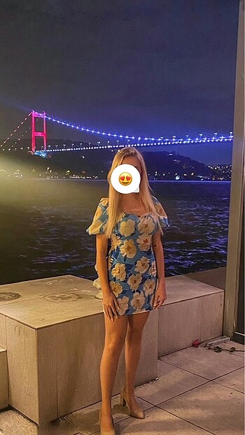 Diğer Çiçek Desenli Elbise