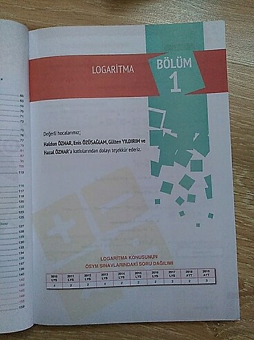 Beden Çap logaritma ve diziler fasikülü