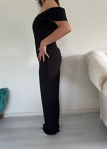 Siyah tulum - Görsel 4