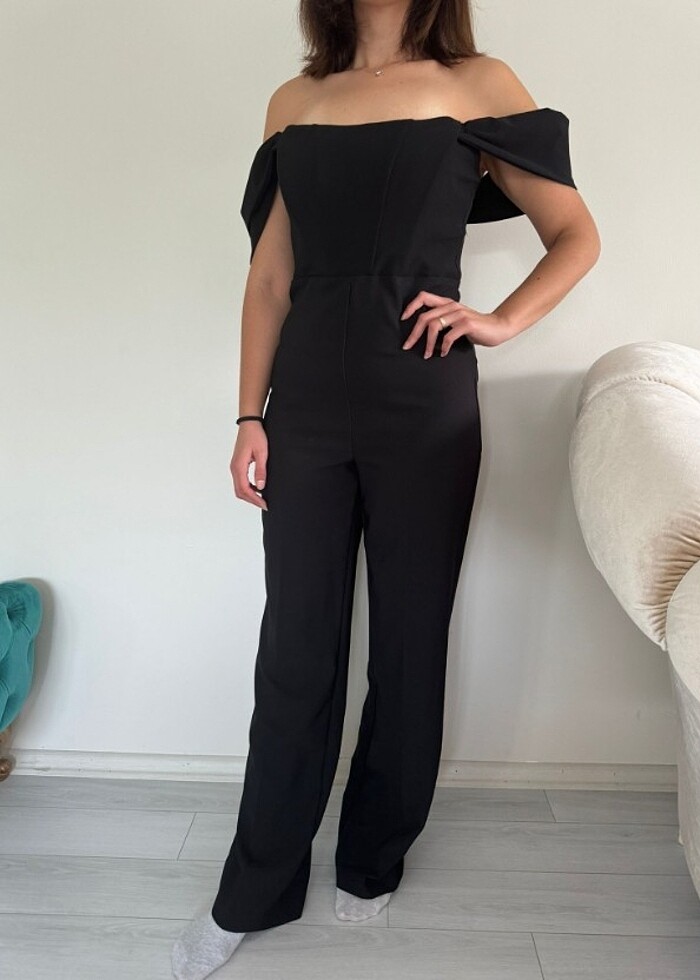 Siyah tulum - Görsel 5