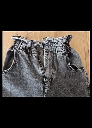 Siyah boyfriend pantolon 