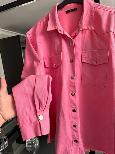 Pembe Ceket gömlek