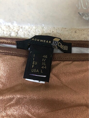 44 Beden Just cavalli bakır rengi bikini