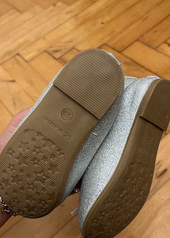 Kız Çocuk Gri Fiyonklu Babet - Görsel 2