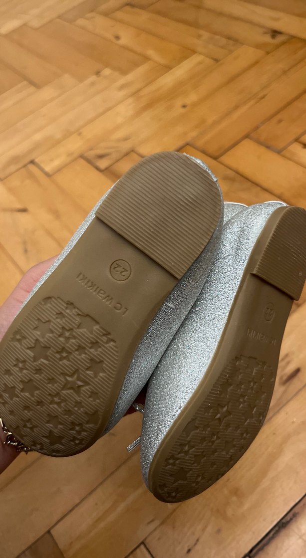 Kız Çocuk Gri Fiyonklu Babet - Görsel 2