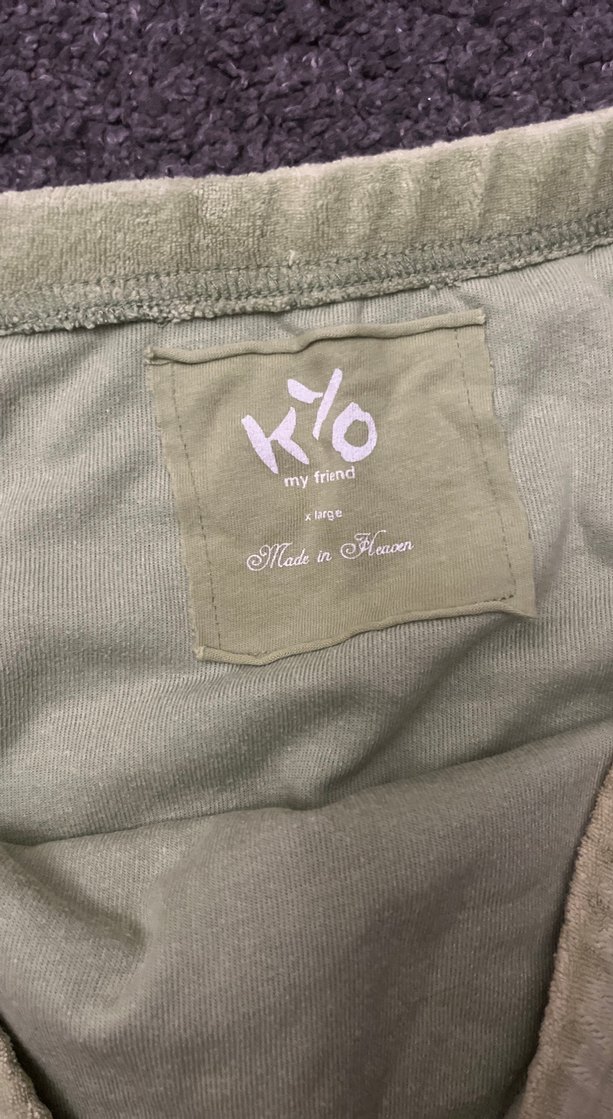 Kadın Yeşil Süet havlu Mini Tulum - Görsel 4