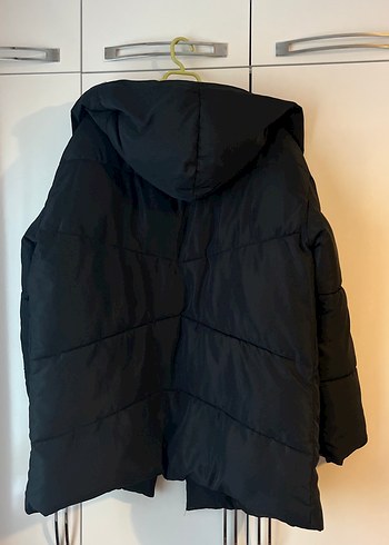 Kadın siyah mont - Görsel 8