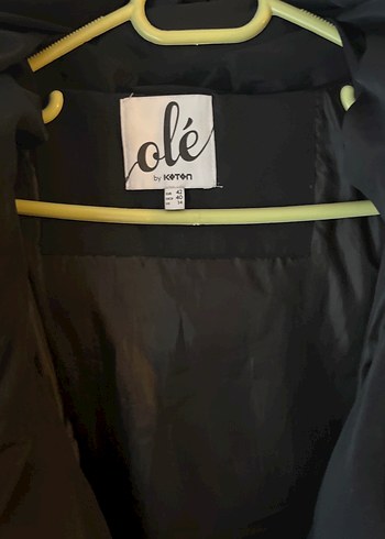 Kadın siyah mont - Görsel 2