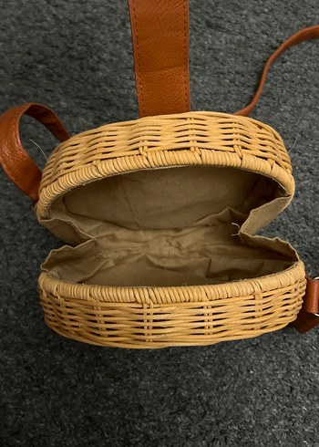 Bej Örgü Kadın Çapraz Çanta - Görsel 5