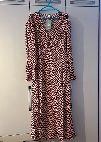 Bohem Bordo Uzun Kollu - Görsel 2