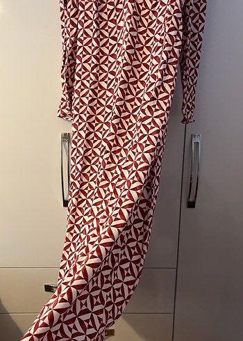 Bohem Bordo Uzun Kollu - Görsel 3