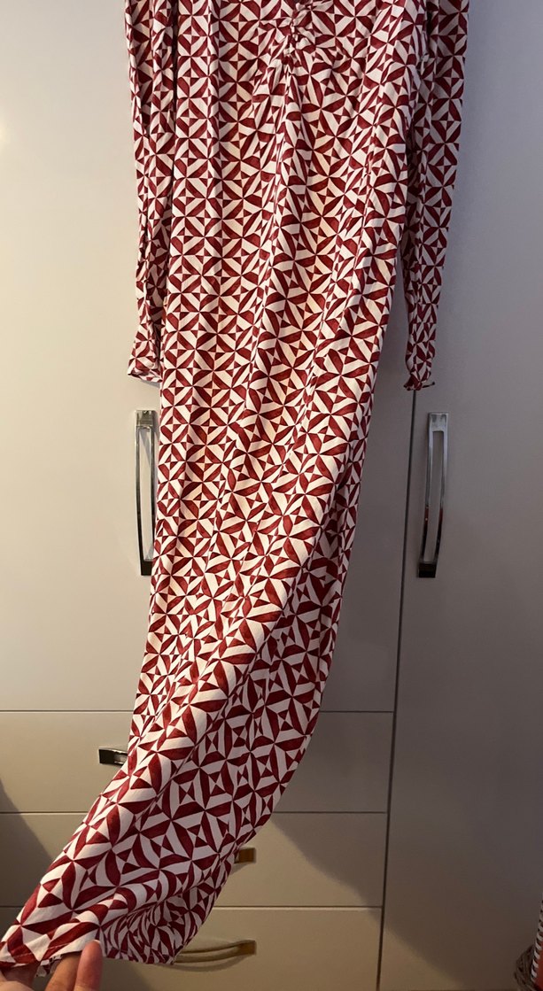 Bohem Bordo Uzun Kollu - Görsel 3