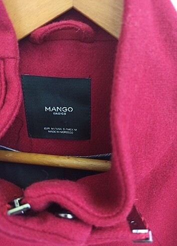 Mango Mango basics M beden kaşe kaban kullanılmamıştır