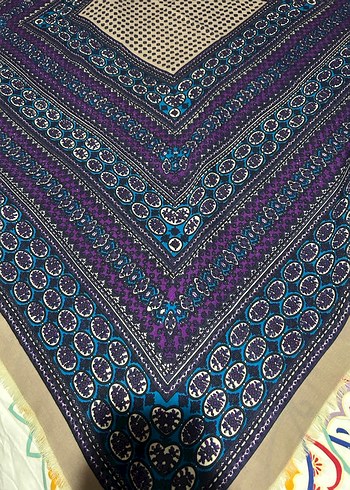 Vakko yün eşarp - Görsel 3