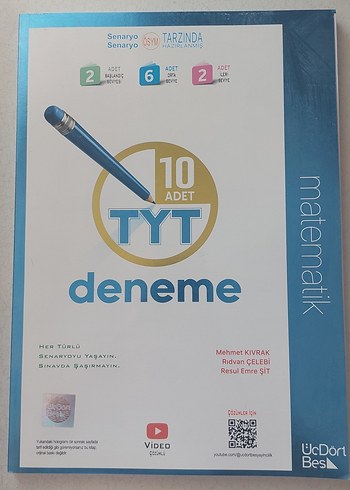 TYT Matematik 10 Deneme Kitabı