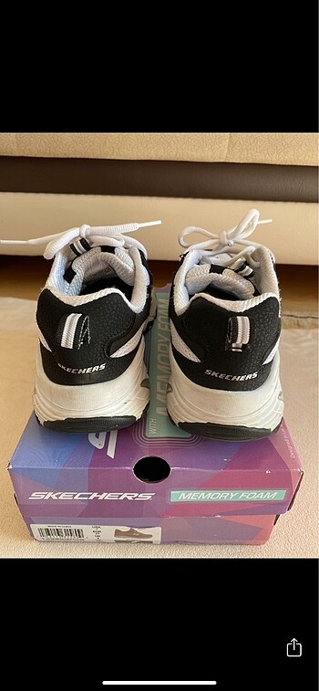 38,5 Beden beyaz Renk Skechers D'lites Arch Fit