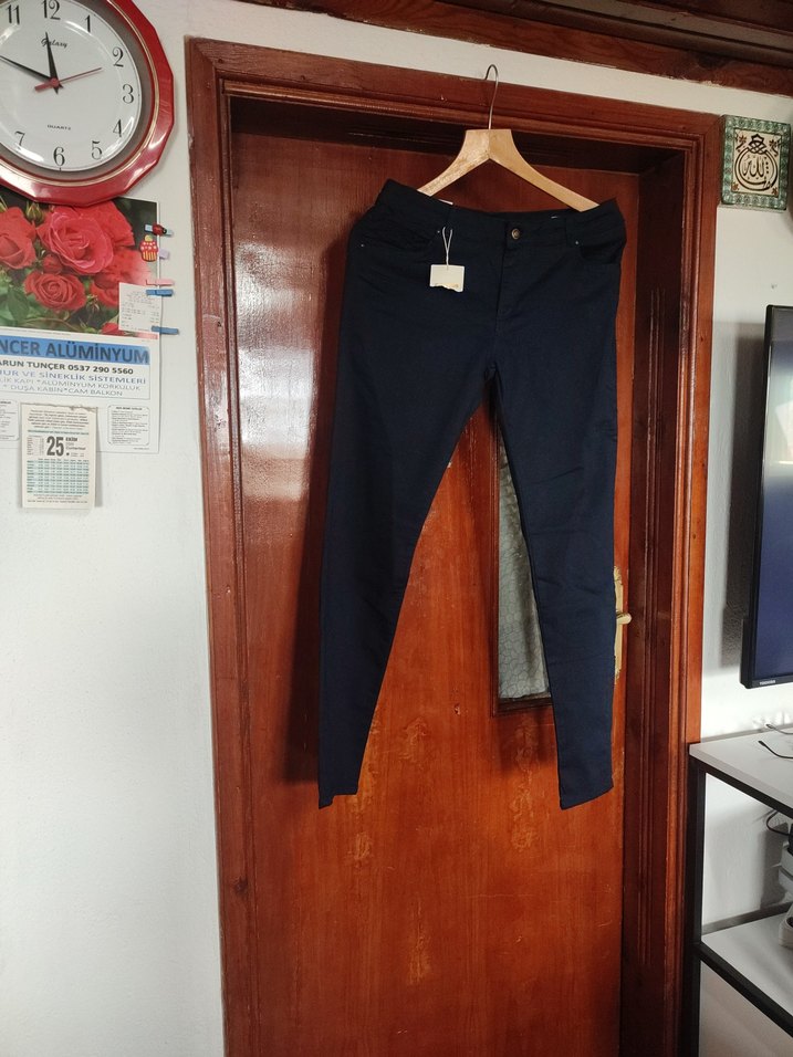 Lacivert Kadın DEFACTO Pantolon - Görsel 2