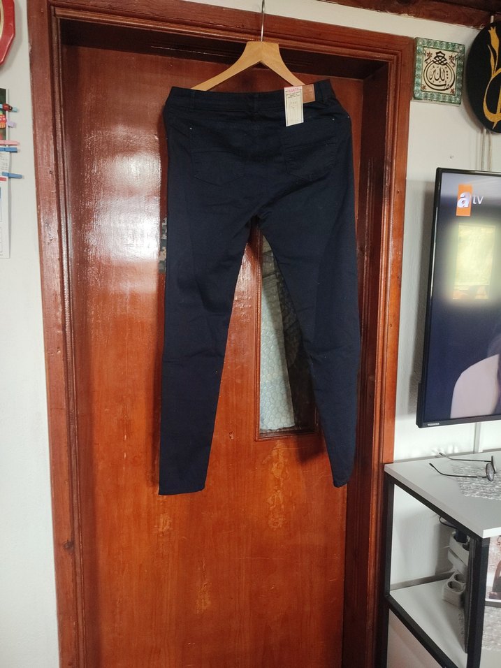 Lacivert Kadın DEFACTO Pantolon - Görsel 3