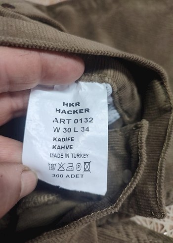 Kemerli Erkek Süet Pantolon - Regular Fit - Görsel 4