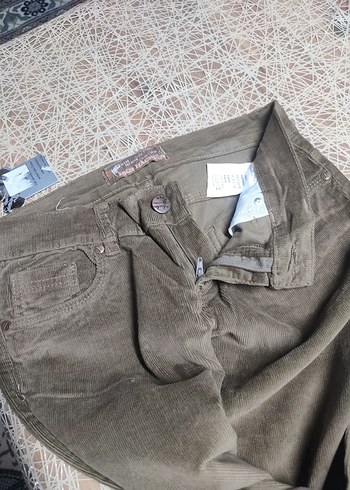 Kemerli Erkek Süet Pantolon - Regular Fit - Görsel 6