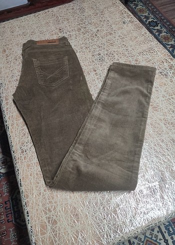 Kemerli Erkek Süet Pantolon - Regular Fit - Görsel 3