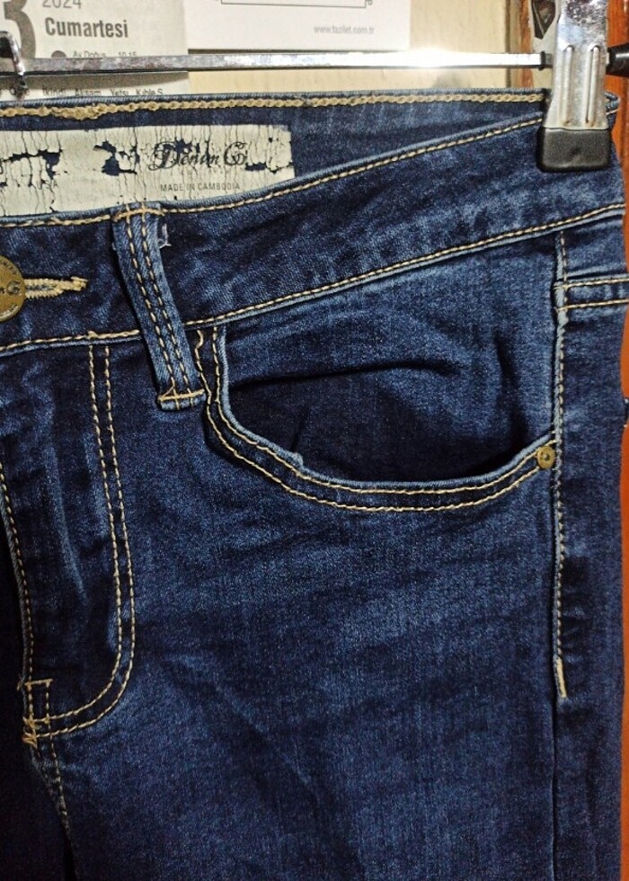 Sayılı kullanıldı hiç bir sorunu yoktur 36 kot pantolon  - Görsel 5