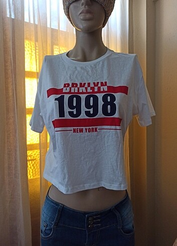 Yeni H &M CROP sBEDEN ve BySasha 38 BEDEN KOT.  - Görsel 4