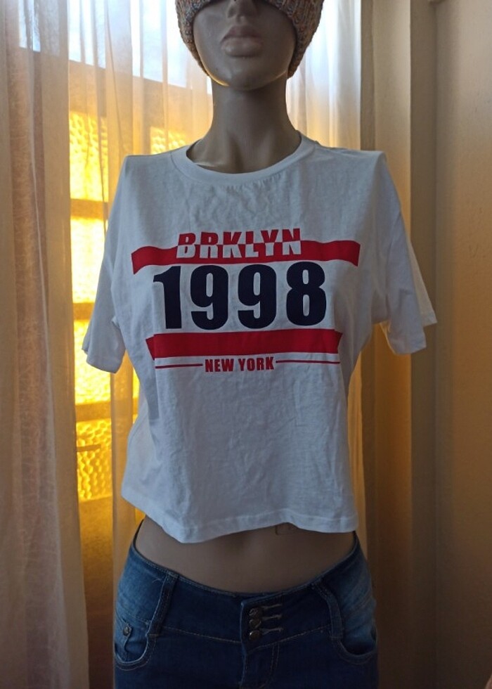 Yeni H &M CROP sBEDEN ve BySasha 38 BEDEN KOT.  - Görsel 4