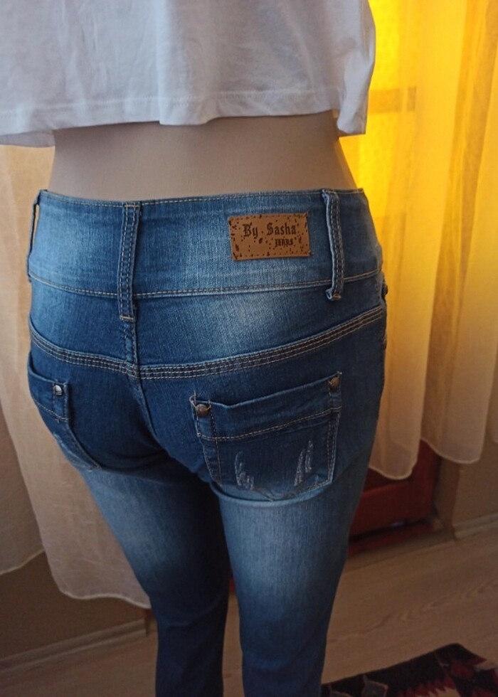 Yeni H &M CROP sBEDEN ve BySasha 38 BEDEN KOT.  - Görsel 5