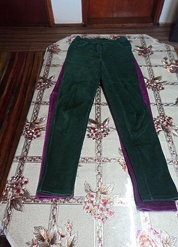 Yeni LC Waikiki 10/11 YAŞ UYUMLU KADİFE TAYT LAR  - Görsel 4